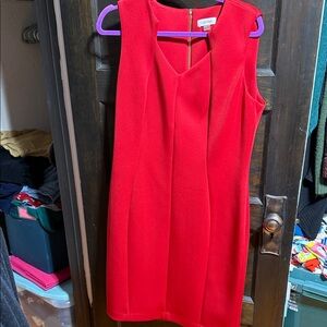 Calvin Klein red dress